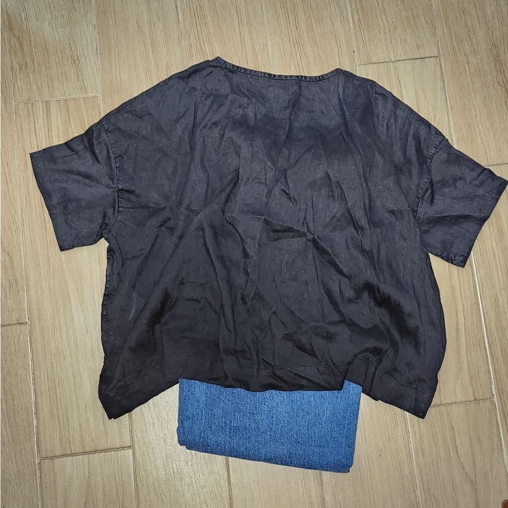 Vince Black Oversized Top - Picture 4 of 5